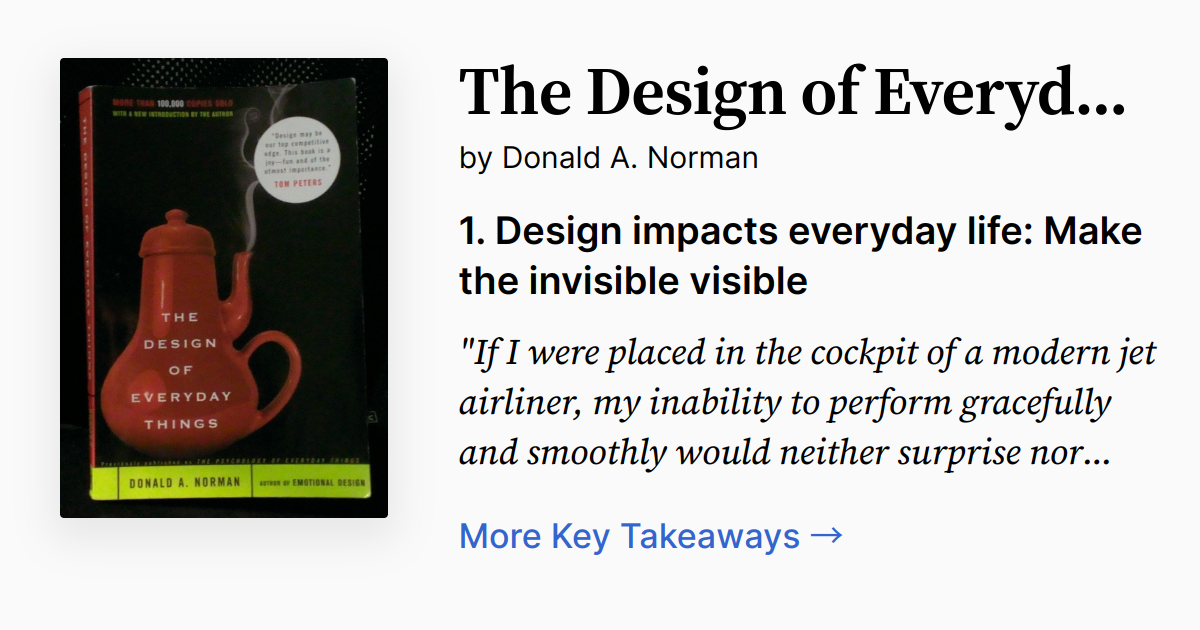 The Design Of Everyday Things Audiobook Free Download The Design of Everyday Things | Riassunto, Quotes, FAQ, Audio
