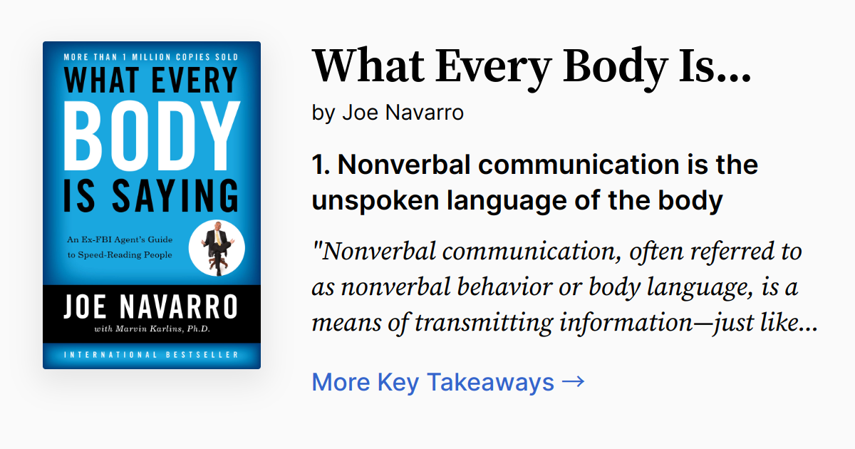 What Every Body Is Saying Audiobook Free What Every Body is Saying | Zusammenfassung, Quotes, FAQ, Audio