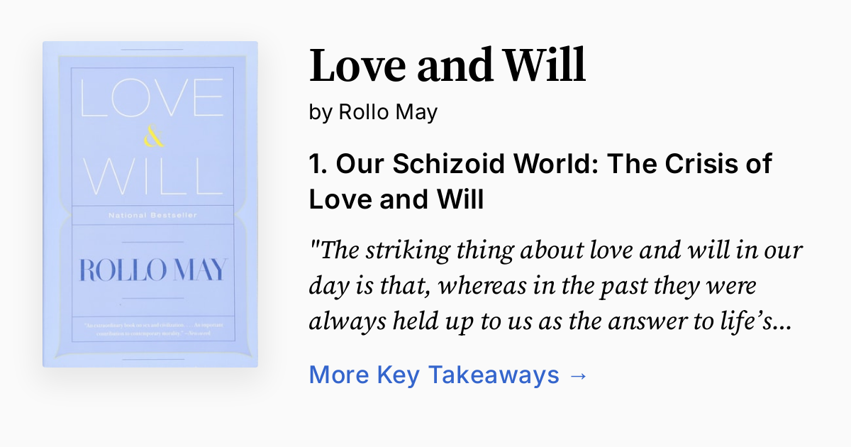 Love and Will  Rollo May ロロメイ Love and Will: Rollo May: Amazon.com: Books