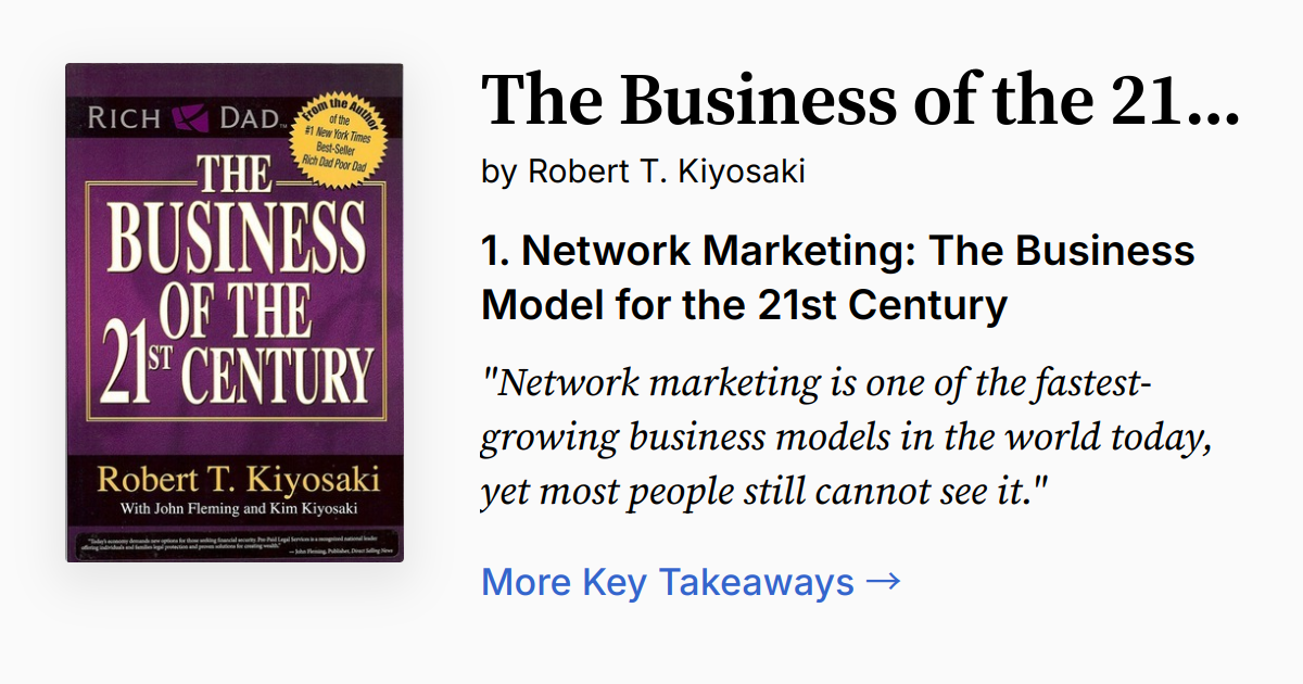 The Business of the 21st Century Summary, Quotes, FAQ, Audio