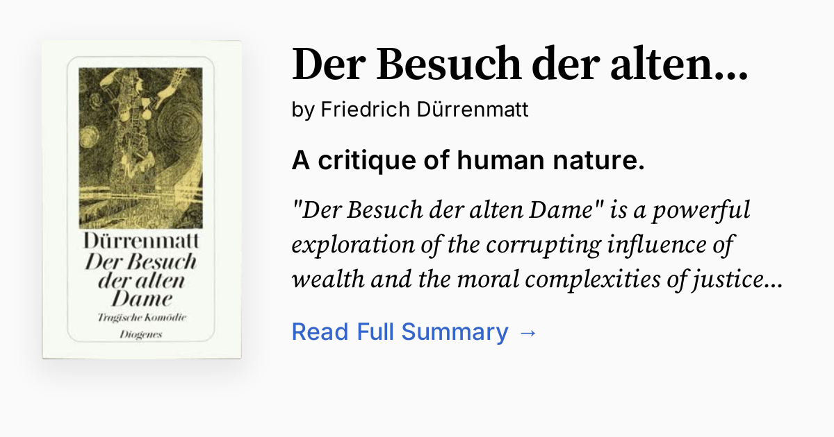 Der Besuch Der Alten Dame Zusammenfassung Akt 2 sobrief.com