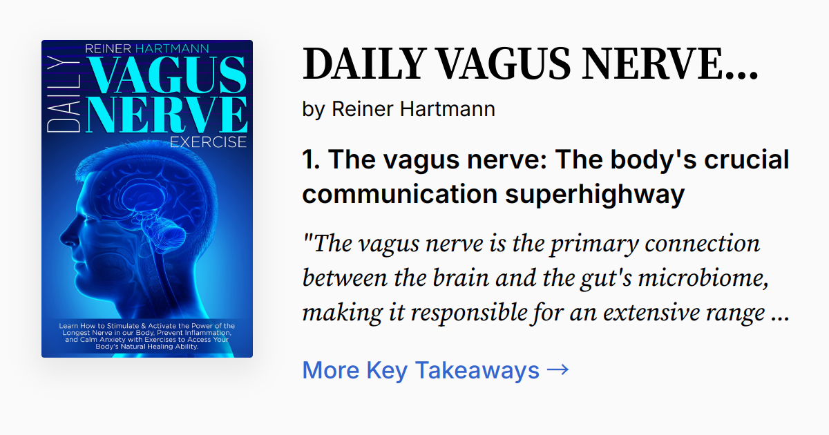 DAILY VAGUS NERVE EXERCISES Summary & Audio
