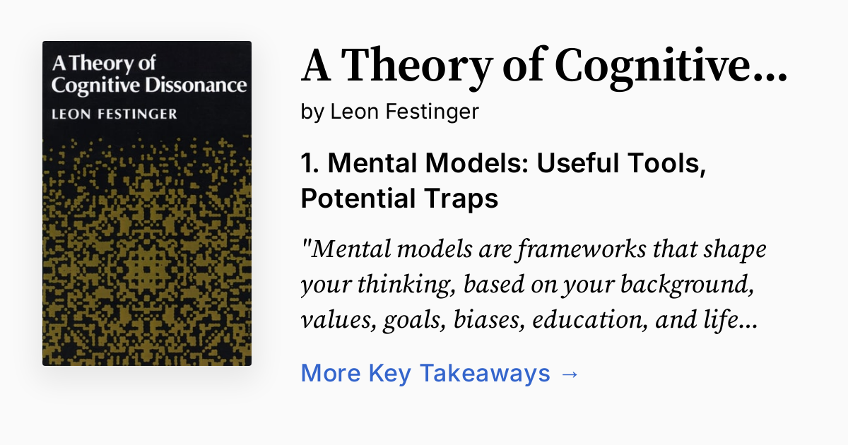A Theory of Cognitive Dissonance | Summary, Quotes, FAQ, Audio