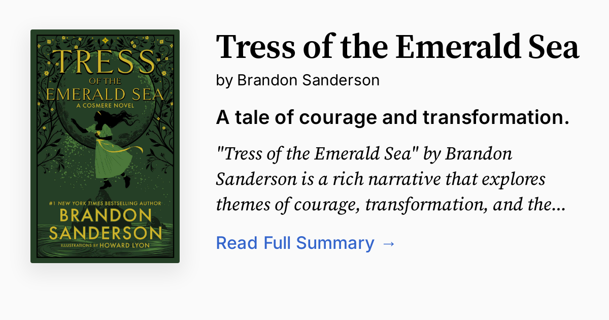 文学・小説 Tress of the Emerald Sea Tress of the Emerald Sea: A Cosmere Novel : Sanderson