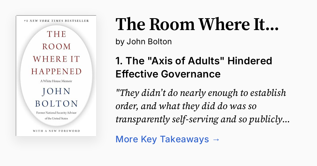 The Room Where It Happened | Summary, Quotes, FAQ, Audio