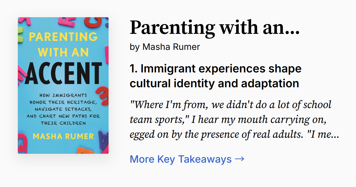 Parenting with an Accent Summary & Audio