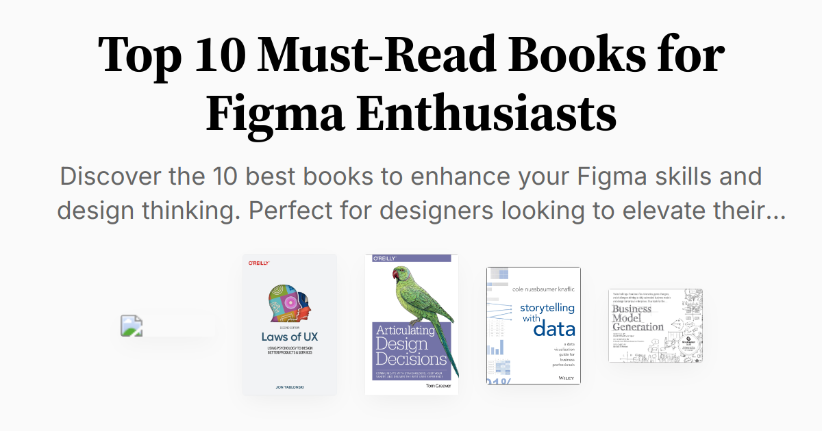 Top 10 MustRead Books for Figma Enthusiasts Summary & Audio