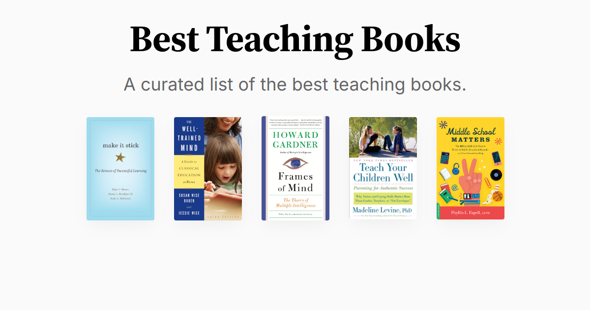 Best Teaching Books